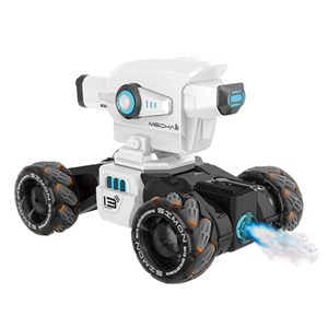  ماشین کنترلی شارژی لیزری نگهبان تیر ژله ای پرتاب کن Mecha Guardian Water Bomb Spray Car Remote Control 1:12 -اسباب بازی